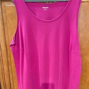 Lands' End Women's Fuchsia Tank Top